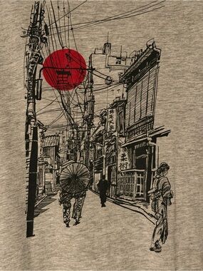 Tokyo After Hours Japanese Japan Street Scene Calliope Graphic Tee